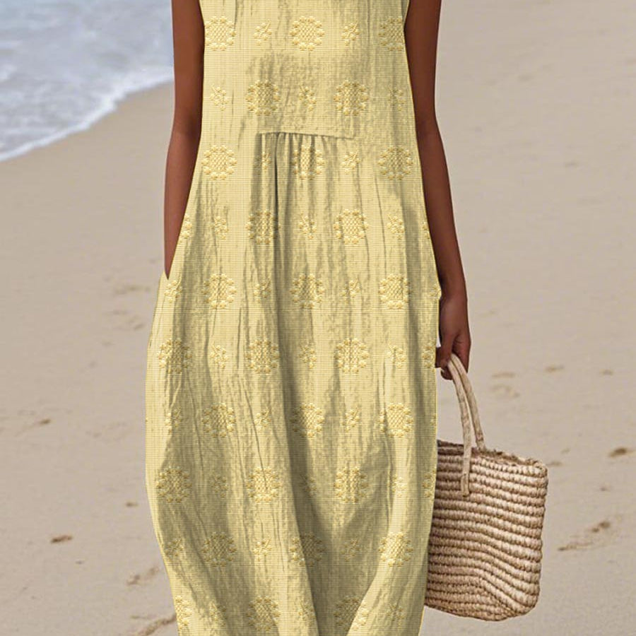 Bianca | Rochie Lungă Imprimată cu Acoperire pentru Abdomen