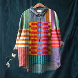 Fiorella – Cămașă din in cu imprimeu