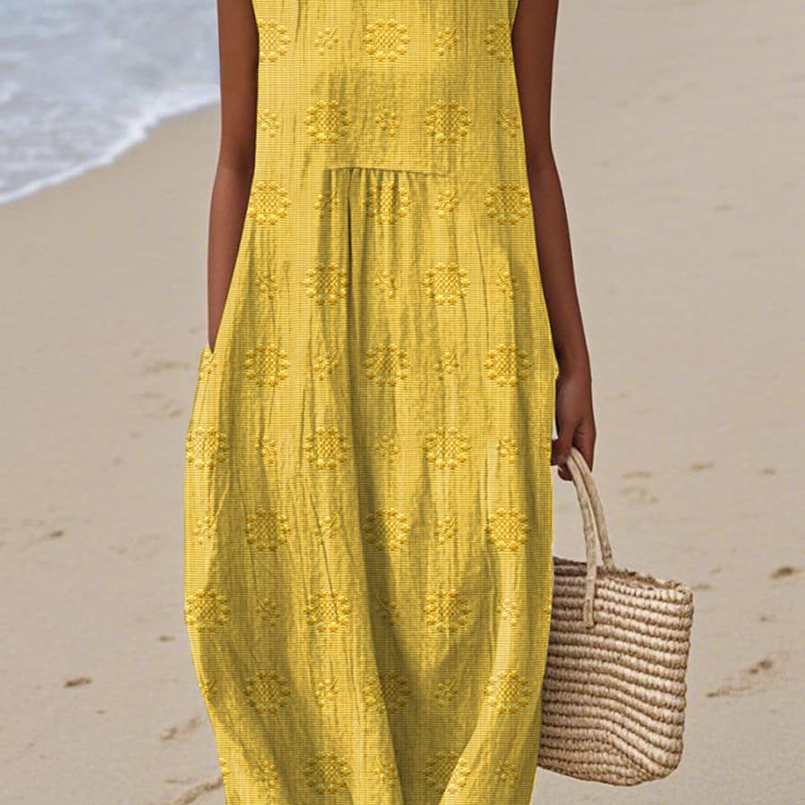 Bianca | Rochie Lungă Imprimată cu Acoperire pentru Abdomen