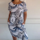 Margot | Rochie cu Imprimeu Botanic