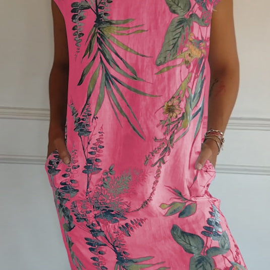 Margot | Rochie cu Imprimeu Botanic