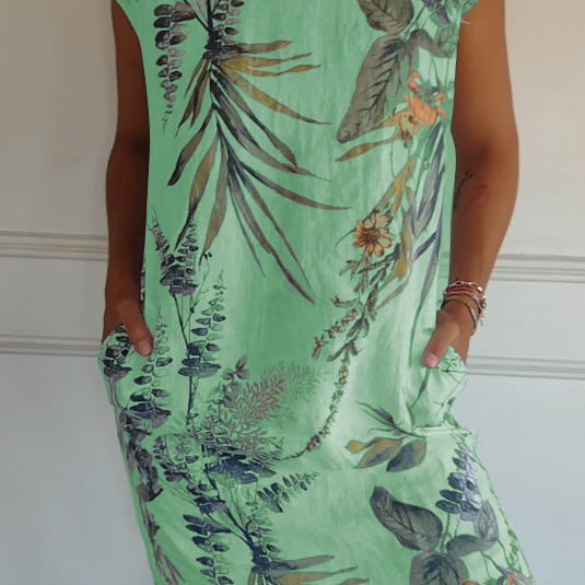 Margot | Rochie cu Imprimeu Botanic