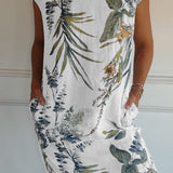 Margot | Rochie cu Imprimeu Botanic