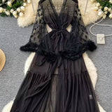 Keira™ | Kimono din Dantelă Transparentă