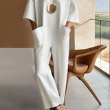 Claudia | Salopetă Elegantă Fluidă