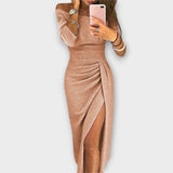 Lena - Rochie Elegantă cu Umerii Goli