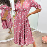 Anna | Rochie de vară cu buline