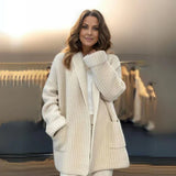 Cristina | Cardigan tricotat cu buzunare