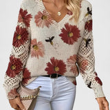 Nia | Pulover Floral Elegant