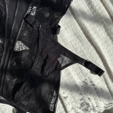 Alessandra™ | Rochie de Noapte Satinată Neagră Mirage