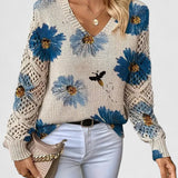 Nia | Pulover Floral Elegant