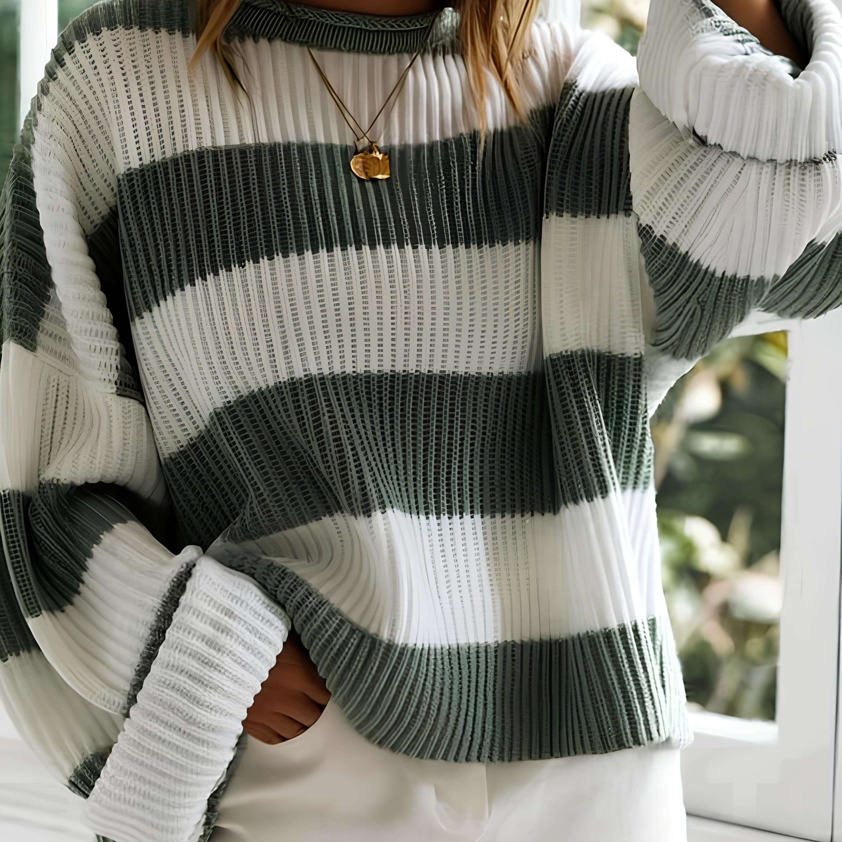 Dafne | Pulover cu dungi