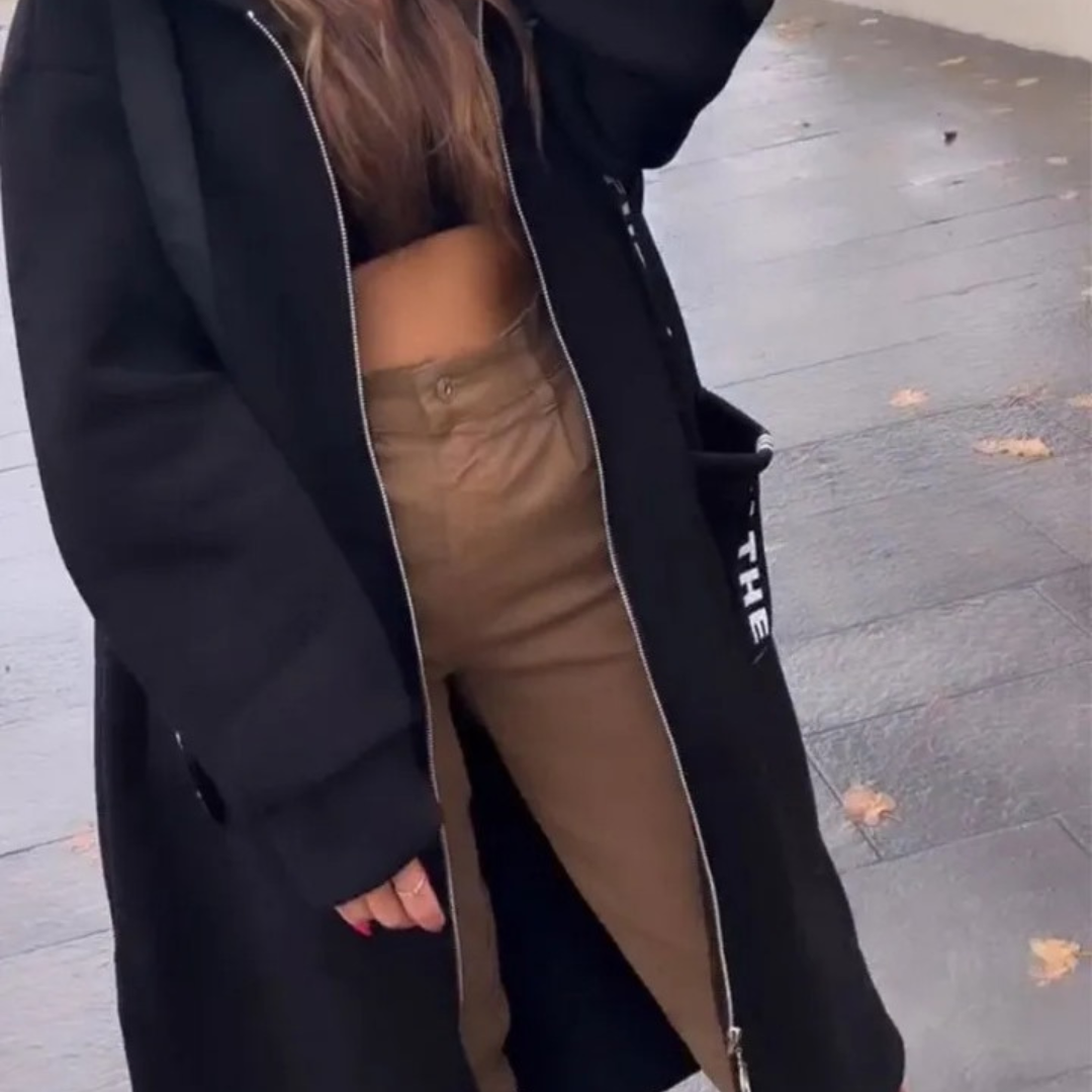 Marina – Hanorac lung cu glugă