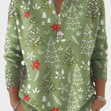 Edith | Pulover de Crăciun cu Nasturi