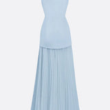 Molly | Rochie lungă plisată