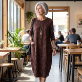 Dina | Rochie Elegantă de Iarnă