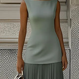 Molly | Rochie lungă plisată