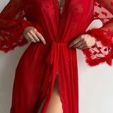 Keira™ | Kimono din Dantelă Transparentă