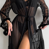 Keira™ | Kimono din Dantelă Transparentă