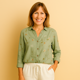 Avril | Bluză elegantă cu imprimeuri amuzante