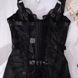 Alessandra™ | Rochie de Noapte Satinată Neagră Mirage