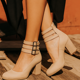 Ginevra™ | Pantofi cu toc multiple cu talpă groasă