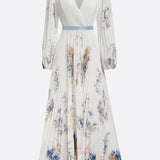 Bristol | Rochie Maxi Boho cu Patches Florale