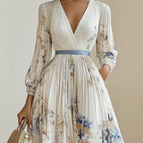 Bristol | Rochie Maxi Boho cu Patches Florale