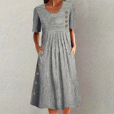 Elsa | Rochie de Vară în Dungi