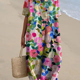 Celine | Rochie Florală Colorată