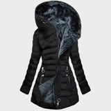 Giulia – Geacă de Puf de Iarnă cu Glugă