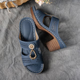 Ruby | Sandale ortopedice cu toc