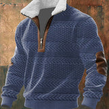 ELIAS™ | PULOVER CU ZIP ȘI GULER CĂLDUȚ