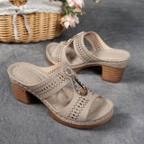 Ruby | Sandale ortopedice cu toc