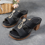 Ruby | Sandale ortopedice cu toc