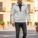 Rivano™ | jerseu cu fermoar și guler înalt căptușit