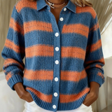 Livia – Bluză tricotată cu dungi