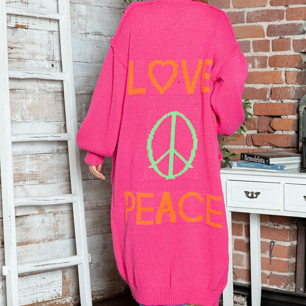 Giovanna | Cardigan lung oversized