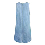 Sofia | Rochie de Vară din Denim Practică și Ușoară