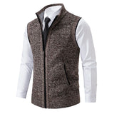 Gilet elegant cu fermoar integral - enrico