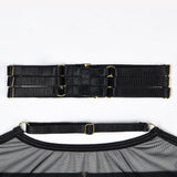 Eline™ | Set de Lenjerie din Mesh Transparent 4 Piese cu Sutien & Funda