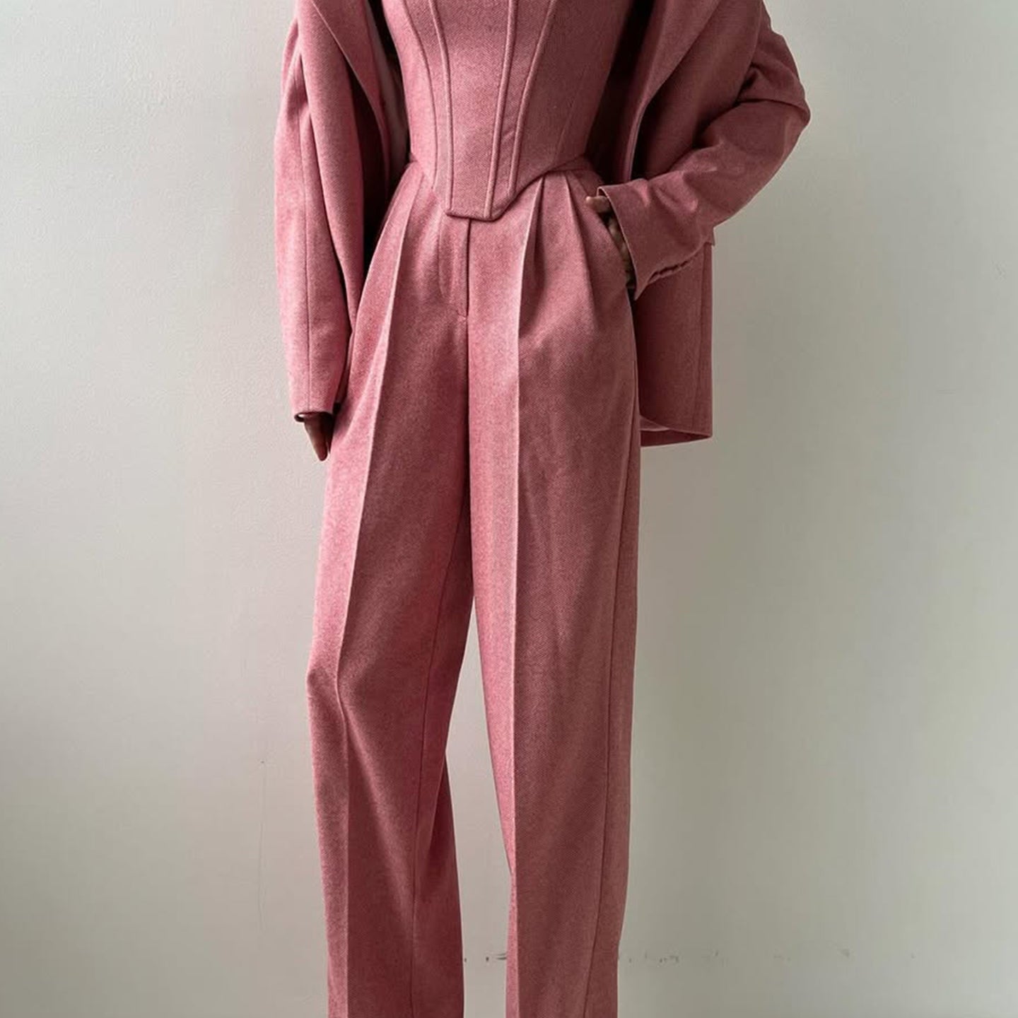 Dolce™ - Set de trei piese cu blazer cu dublă închidere