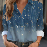 Regine | Bluză elegantă cu imprimeu floral