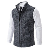 Gilet elegant cu fermoar integral - enrico