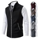 Gilet elegant cu fermoar integral - enrico