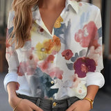 Regine | Bluză elegantă cu imprimeu floral