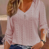 Maybelle | Bluză elegantă cu decolteu în V