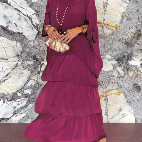 Caroline | Rochie Maxi Fluidă Elegantă