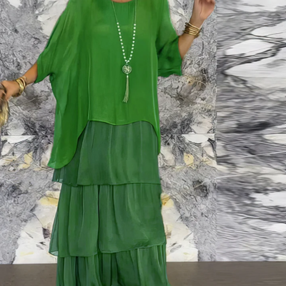 Caroline | Rochie Maxi Fluidă Elegantă