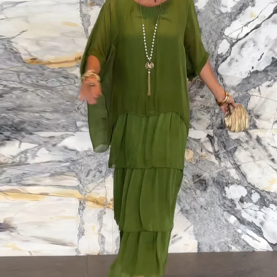 Caroline | Rochie Maxi Fluidă Elegantă